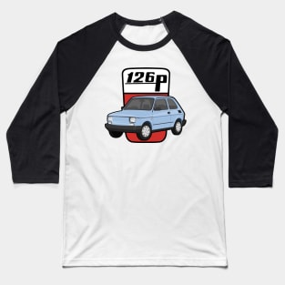 126P Car maluch 126 light blue Baseball T-Shirt